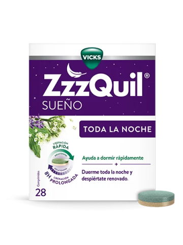 ZZZQUIL SUEÑO TODA LA NOCHE...